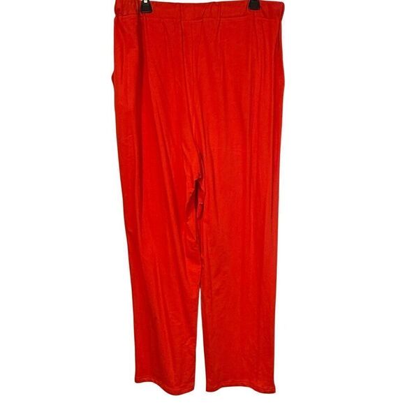 Onque Woman Two Piece Loungewear Set Sz. 1X Red Weekend Travel Comfort - Picture 9 of 13